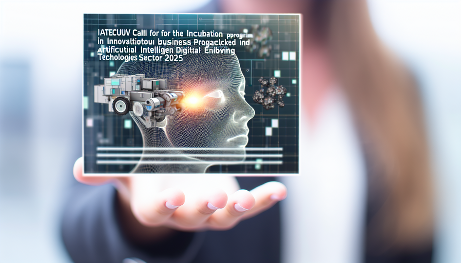 Convocatoria IAtecUV del programa de incubación de proyectos empresariales de carácter innovador vinculados al sector de la inteligencia artificial y las tecnologías habilitadoras digitales 2025